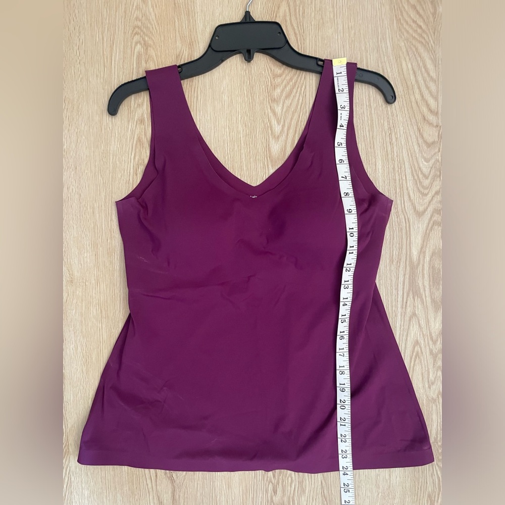 Knix LuxeLift Cami Supportive Wireless Bra Top in Plum Minimalist Size XL - Picture 8 of 11